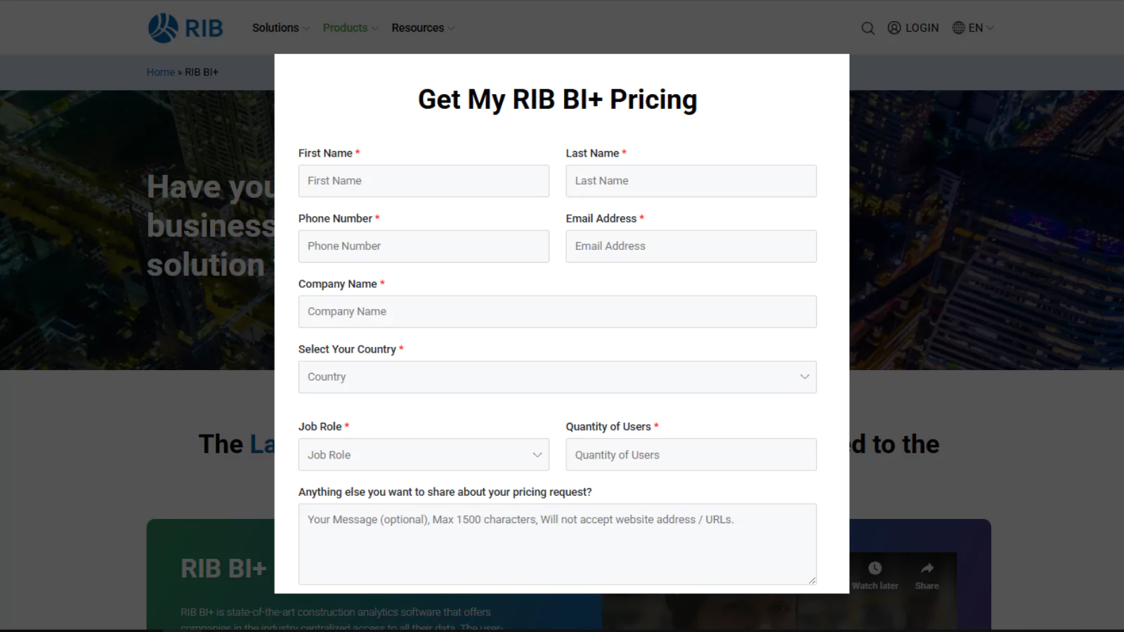 rib-pricing